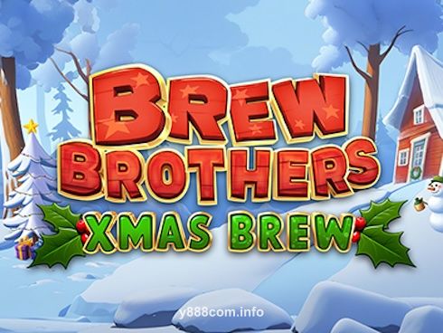 Brew Brothers Xmas Brew slot game interface at y888